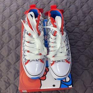 Kids Heelys Hello Kitty High Top Skate Sneakers